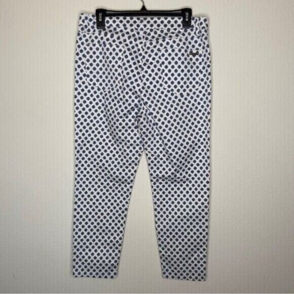 Michael Kors Selma Medallion Print Cropped Jeans Size 12 Pre-owned - Picture 5 of 16